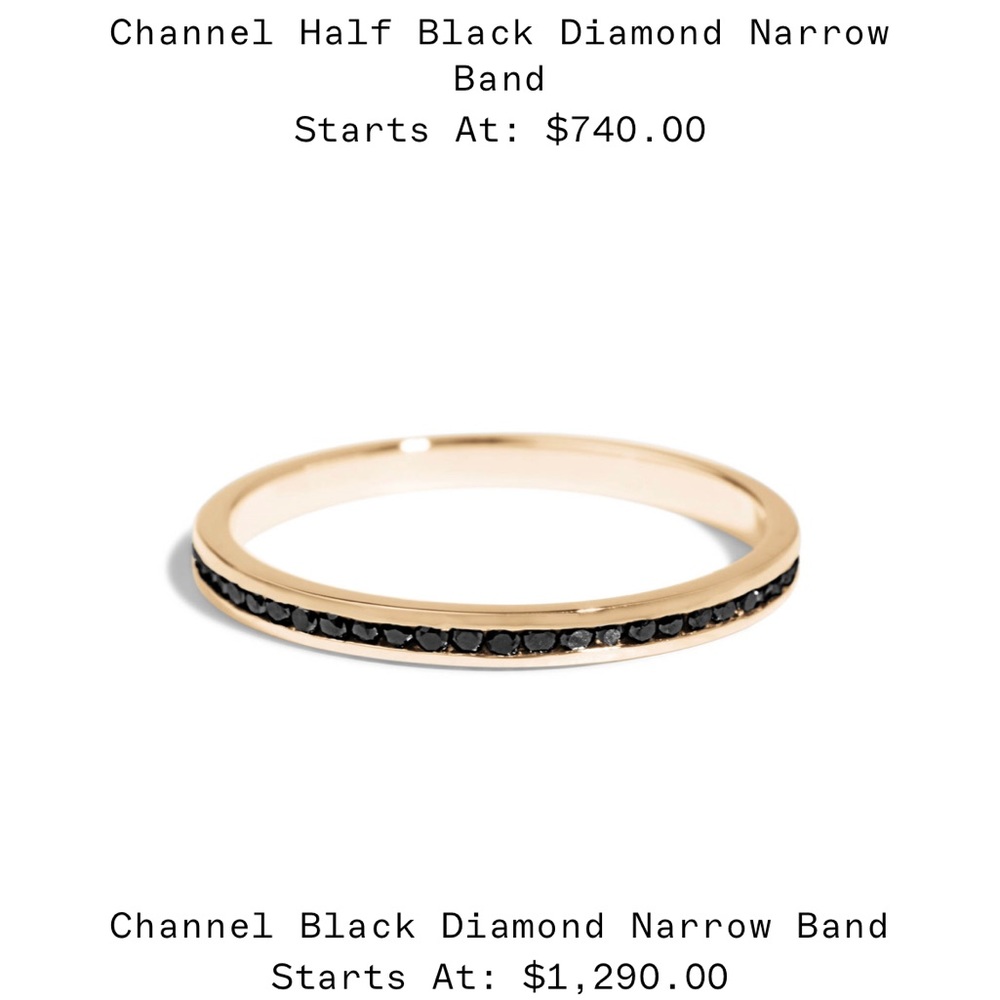 Bario Neal Wedding/Engagement Bands - Picture 2 of 3